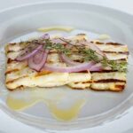 grilled halloumi cheese